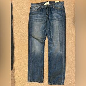 Talbots Classic Blue Denim Boyfriend cut Jeans